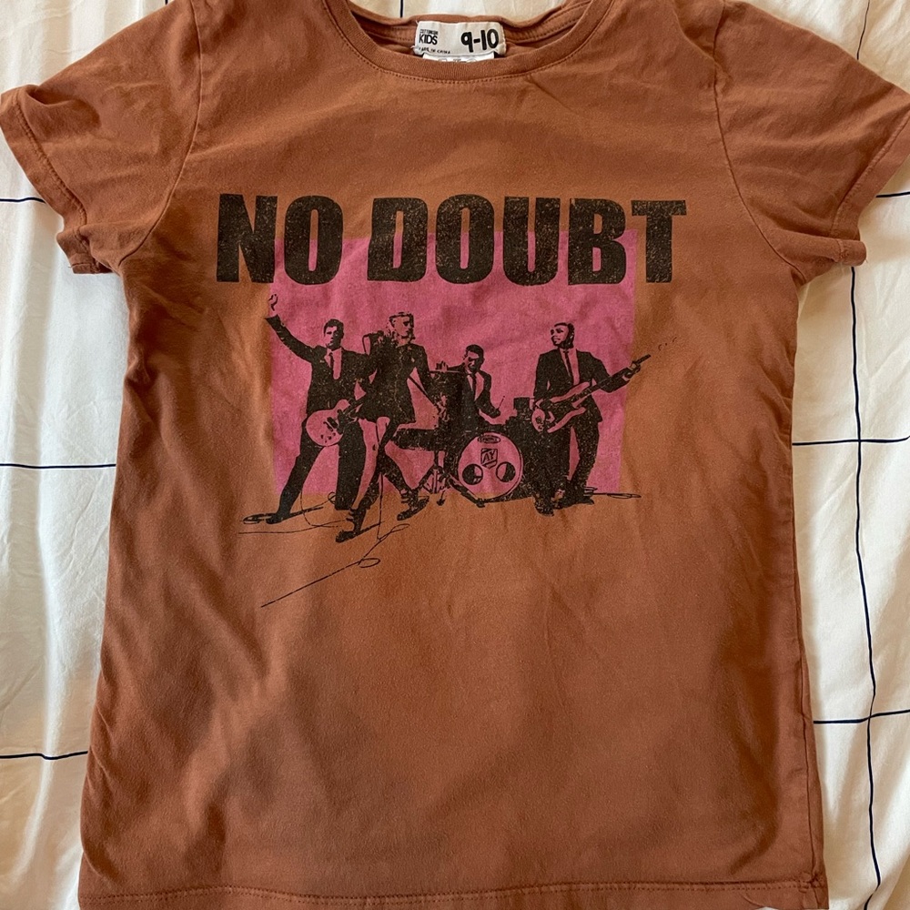 Cotton On kids Brown No Doubt graphic Tee